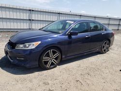 Honda Accord salvage cars for sale: 2017 Honda Accord Sport