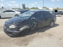 Vehiculos salvage en venta de Copart Miami, FL: 2009 Toyota Corolla Base