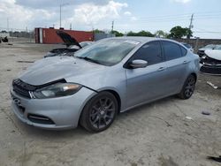 Dodge salvage cars for sale: 2016 Dodge Dart SE