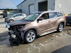 Salvage cars for sale from Copart New Orleans, LA: 2017 Toyota Highlander Limited