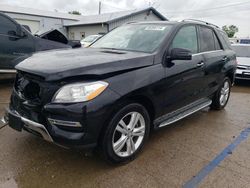 Mercedes-Benz ml 350 4matic salvage cars for sale: 2015 Mercedes-Benz ML 350 4matic