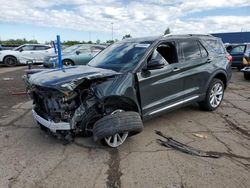 Vehiculos salvage en venta de Copart Woodhaven, MI: 2023 Ford Explorer Platinum