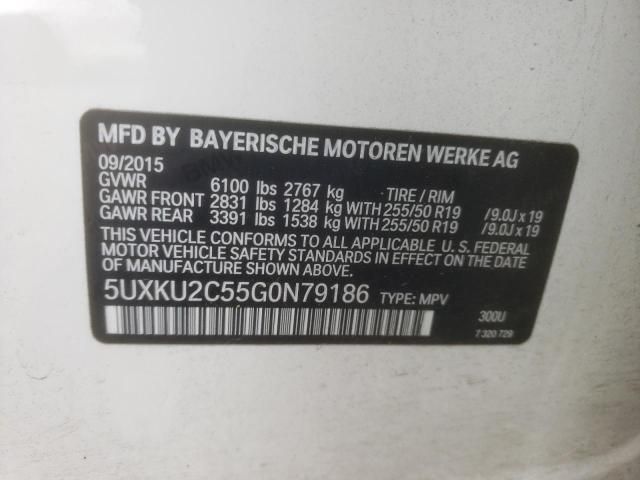 2016 BMW X6 XDRIVE35I
