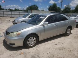 Salvage cars for sale from Copart Midway, FL: 2004 Toyota Camry LE