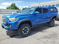 Salvage cars for sale from Copart Littleton, CO: 2016 Toyota Tacoma Double Cab