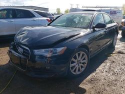 Salvage cars for sale from Copart Elgin, IL: 2015 Audi A6 Premium