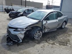 Salvage cars for sale from Copart Sun Valley, CA: 2022 Toyota Camry LE