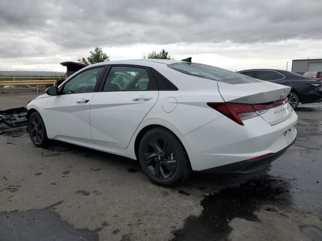 2021 Hyundai Elantra Blue