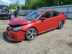 Salvage cars for sale from Copart Lyman, ME: 2017 Subaru Impreza Sport