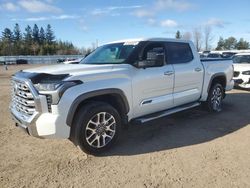 Salvage cars for sale from Copart Ontario Auction, ON: 2023 Toyota Tundra Crewmax Platinum