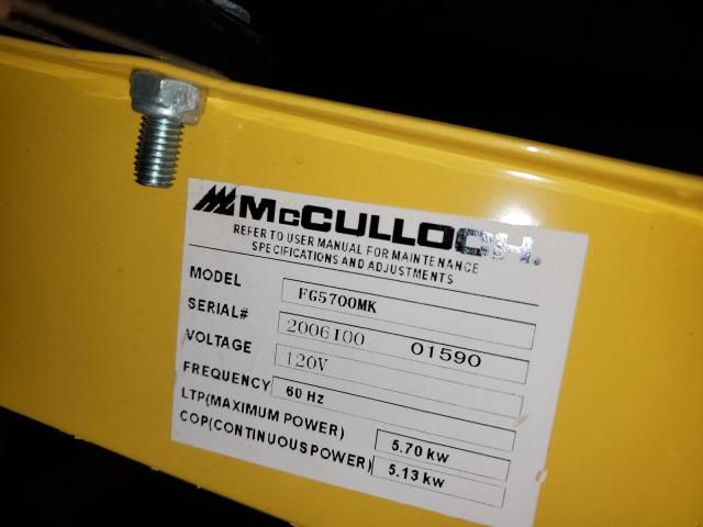 2006 Mcculloch FG6000MK