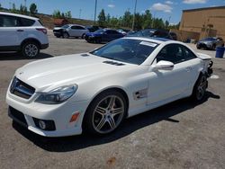 Mercedes-Benz salvage cars for sale: 2009 Mercedes-Benz SL 63 AMG