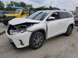 Toyota salvage cars for sale: 2017 Toyota Highlander SE