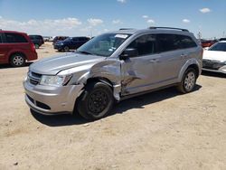 Salvage cars for sale from Copart Amarillo, TX: 2016 Dodge Journey SE