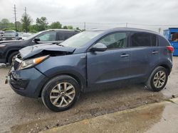 Salvage cars for sale from Copart Lawrenceburg, KY: 2015 KIA Sportage LX