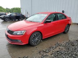 Volkswagen salvage cars for sale: 2016 Volkswagen Jetta Sport