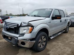 Salvage cars for sale from Copart Chicago Heights, IL: 2011 Ford F150 Supercrew