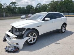 Salvage cars for sale from Copart Fort Pierce, FL: 2018 Jaguar F-PACE Premium