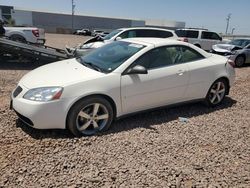 Pontiac salvage cars for sale: 2006 Pontiac G6 GT