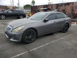 Infiniti G25 Base salvage cars for sale: 2012 Infiniti G25 Base