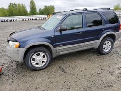 Salvage cars for sale from Copart Arlington, WA: 2002 Ford Escape XLT