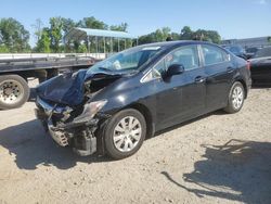 Honda Civic LX salvage cars for sale: 2012 Honda Civic LX