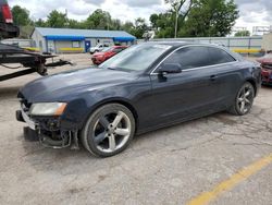Salvage cars for sale from Copart Wichita, KS: 2012 Audi A5 Premium