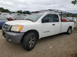 Salvage cars for sale from Copart San Martin, CA: 2008 Nissan Titan XE