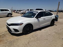 Salvage cars for sale from Copart Amarillo, TX: 2024 Honda Civic Sport