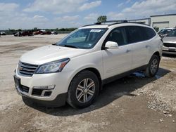 Salvage cars for sale from Copart Kansas City, KS: 2015 Chevrolet Traverse LT