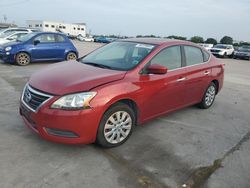 Salvage cars for sale from Copart Grand Prairie, TX: 2013 Nissan Sentra S