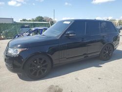 Land Rover salvage cars for sale: 2017 Land Rover Range Rover HSE