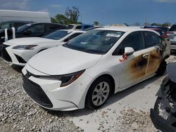 Salvage cars for sale from Copart Homestead, FL: 2023 Toyota Corolla LE