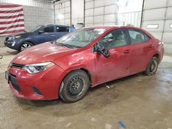 Toyota Corolla salvage cars for sale: 2016 Toyota Corolla L