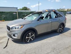 Salvage cars for sale from Copart Orlando, FL: 2017 KIA Sorento EX