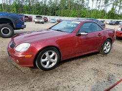 Mercedes-Benz SLK-Class salvage cars for sale: 2001 Mercedes-Benz SLK 320