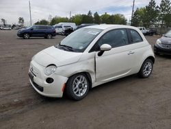 Fiat salvage cars for sale: 2012 Fiat 500 POP