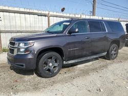 Chevrolet Suburban salvage cars for sale: 2015 Chevrolet Suburban C1500 LT