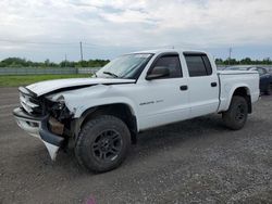 Dodge salvage cars for sale: 2002 Dodge Dakota Quad Sport