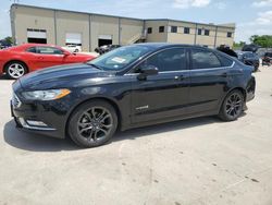 Vehiculos salvage en venta de Copart Wilmer, TX: 2018 Ford Fusion SE Hybrid