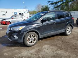 Salvage cars for sale from Copart Lyman, ME: 2018 Ford Escape SE