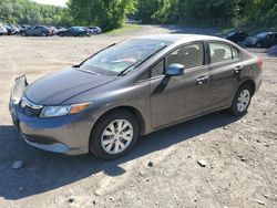 Honda salvage cars for sale: 2012 Honda Civic LX