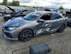 Honda salvage cars for sale: 2018 Honda Civic Sport Touring