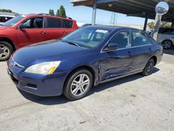 Honda salvage cars for sale: 2006 Honda Accord EX