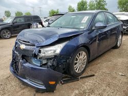 Salvage cars for sale from Copart Elgin, IL: 2011 Chevrolet Cruze ECO