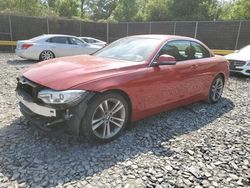 BMW 4 Series salvage cars for sale: 2016 BMW 428 I Sulev