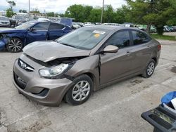 Vehiculos salvage en venta de Copart Lexington, KY: 2012 Hyundai Accent GLS