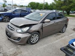 Hyundai salvage cars for sale: 2012 Hyundai Accent GLS