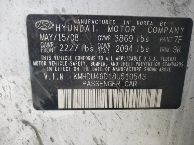 2008 Hyundai Elantra GLS