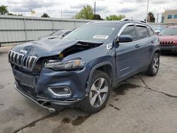 2019 Jeep Cherokee Limited en venta en Littleton, CO